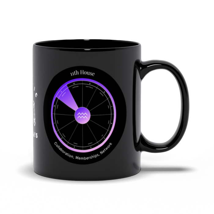 11th House Black Mug