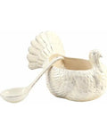 3-D TURKEY GRAVY BOAT W/LADLE 26OZ