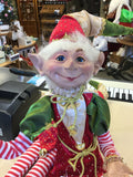 38 INCH POSABLE JESTER, FROM K&K INTERIORS