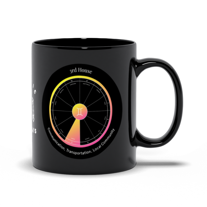 3rd House Black Mug