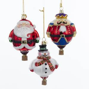 4.875” NOBLE GEMS HOT AIR BALLOON ORNAMENT
