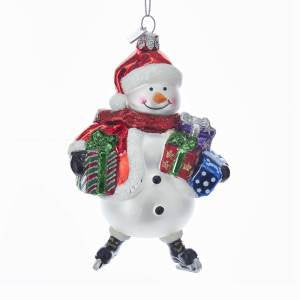 5” NOBLE GEMS SNOWMAN W/PACKAGE