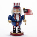 8” WOODEN UNCLE SAM NUTCRACKER
