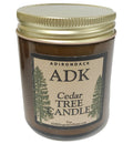 ADK CEDAR TREE CANDLE 7OZ made in Potsdam, NY