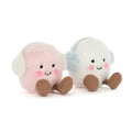 Amuseables Toasty Pink and White Marshmallow