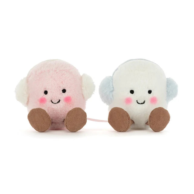 Amuseables Toasty Pink and White Marshmallow