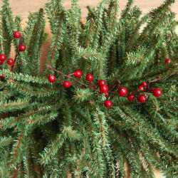 ARTIFICIAL BERRY AND PINE SWAG