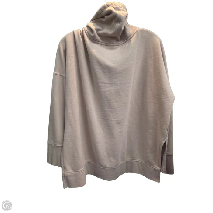 Athletic Top Long Sleeve Hoodie By Calvin Klein Performance In Pink, Size: L