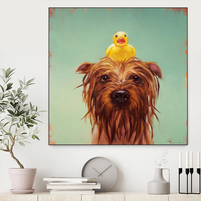 Bath Time by Lucia Heffernan on GIANT ART - multicolor urban/pop surrealism; animals