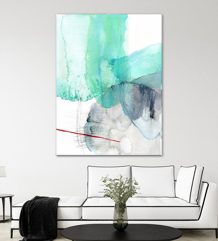 Beach Study 1 by Elisa Sheehan on GIANT ART - multicolor abstracts; contemporary