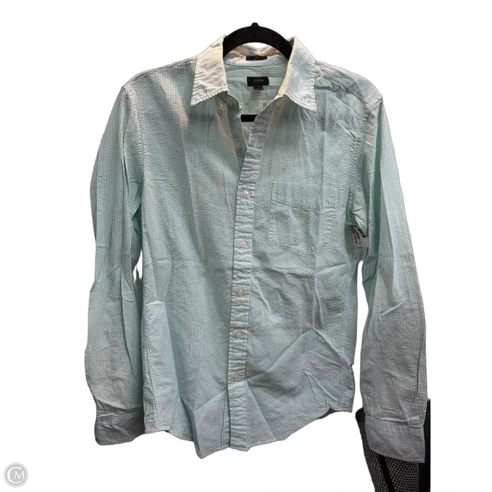 Blouse Long Sleeve By J. Crew In Striped Pattern, Size: S