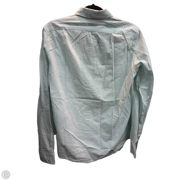 Blouse Long Sleeve By J. Crew In Striped Pattern, Size: S