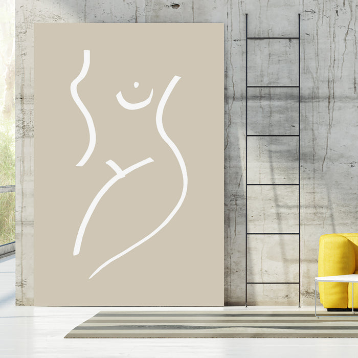 Body Sketch Sand by Pictufy on GIANT ART - line art woman