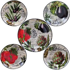 BOTANICAL VEGGIES 5 PC PASTA SET