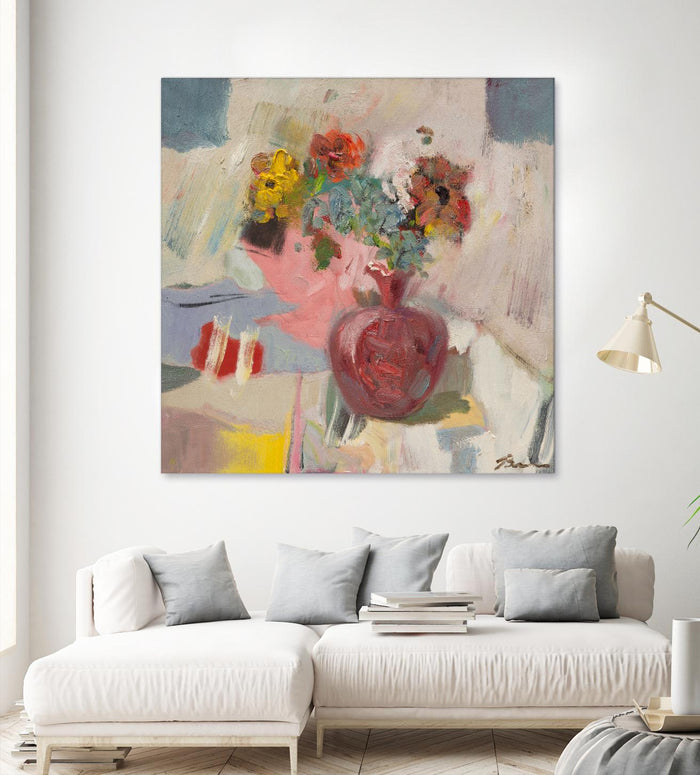 Candy Apple by Bradford Brenner on GIANT ART - pink florals