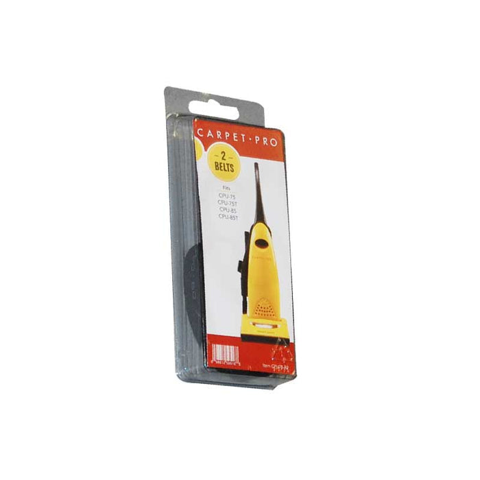 Carpet Pro CPBU‑1 Flat Belts 2 Pk Part CPBU-B2
