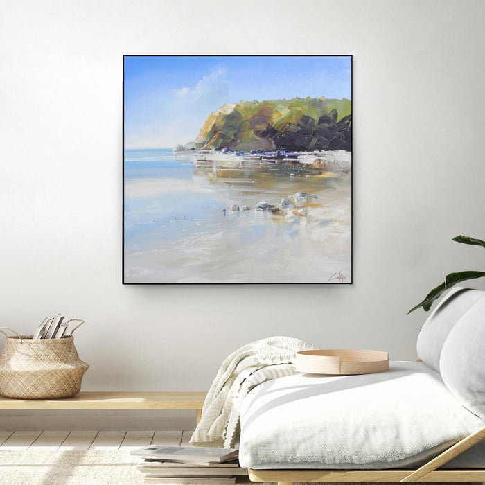Coast Line by Craig Trewin Penny on GIANT ART - multi coastal, contemporary, landscapes, beaches, ocean