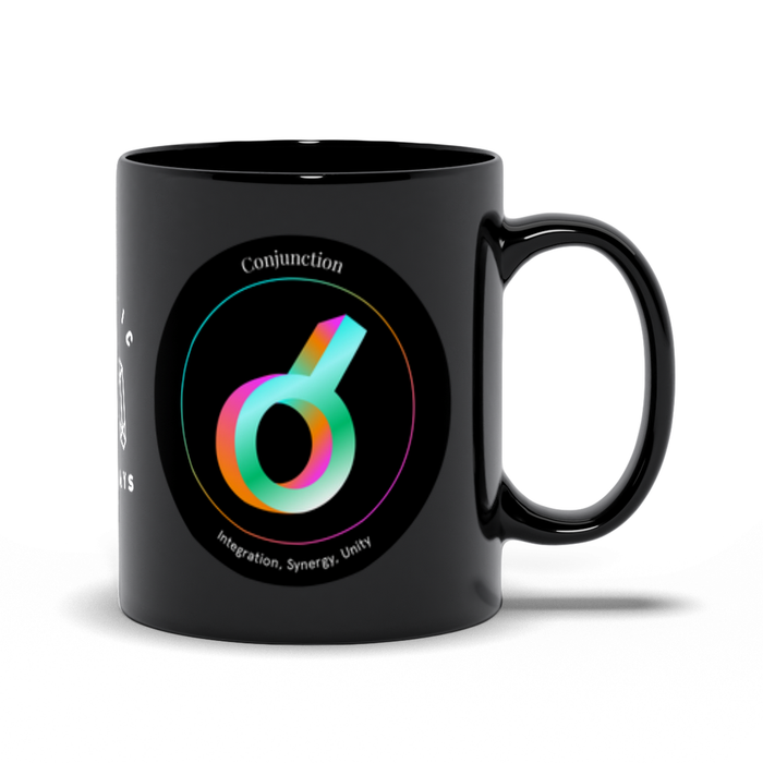Conjunction Black Mug
