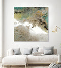 Crystal Vision III by Liz Jardine on GIANT ART - turquoise abstract