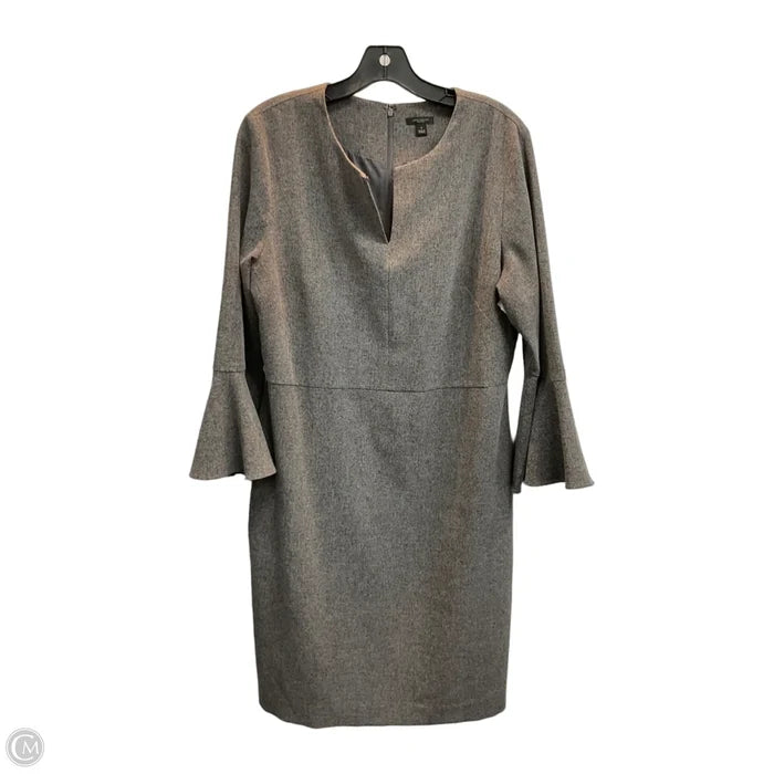 Dress Work By Ann Taylor In Grey, Size: L