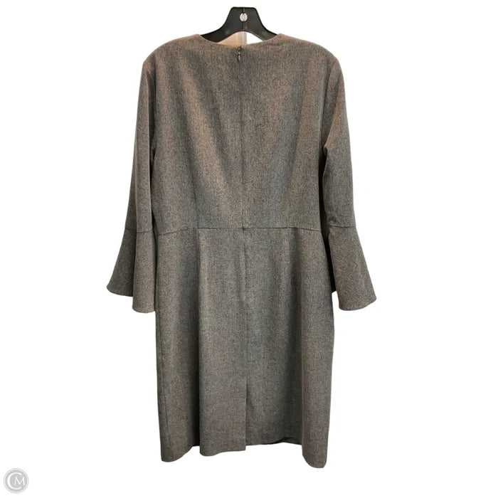 Dress Work By Ann Taylor In Grey, Size: L