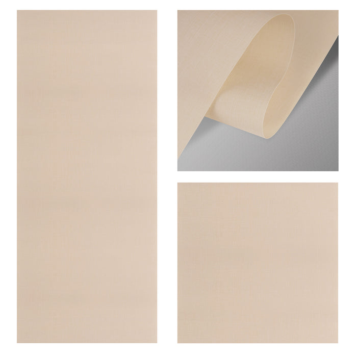 Dunmore Cream 3-Panel Single Rail Panel Track Extendable 28"-43"W x 91.4"H, Panel width 15.75" - 80% LIGHT-FILTERING