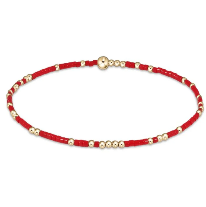enewton Hope Unwritten Bracelet - Bright Red - 13 Hub Lane   |  Beaded Bracelets