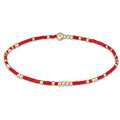 enewton Hope Unwritten Bracelet - Bright Red - 13 Hub Lane   |  Beaded Bracelets