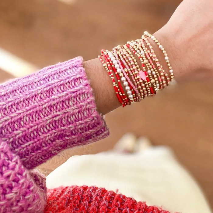 enewton Hope Unwritten Bracelet - Bright Red - 13 Hub Lane   |  Beaded Bracelets