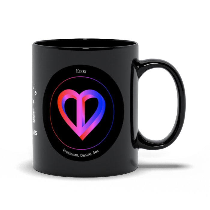 Eros Black Mug
