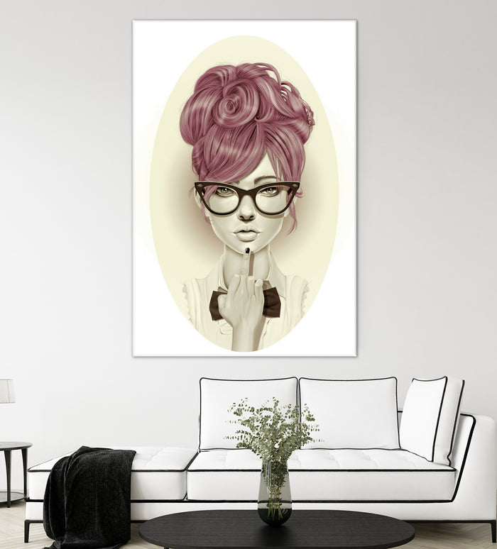 Fu*k U by Giulio Rossi on GIANT ART - pink digital painting