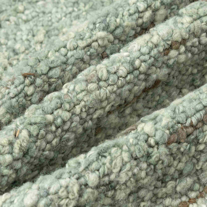 Green Boucle Pillow - 13 Hub Lane   |  Bouclé Pillows