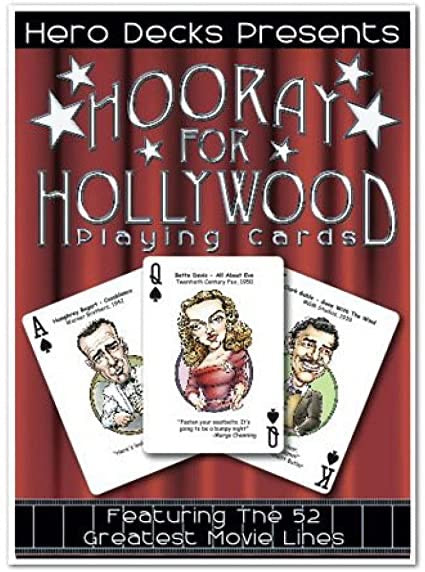 HERO DECKS - HOORAY FOR HOLLYWOOD Playing Cards