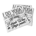 I Do Yoga | Beverage Napkins - Taryn x Philip Boutique