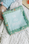 In His Image Fabric Baby Book
