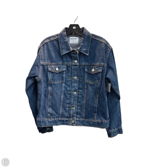 Jacket Denim By Old Navy In Blue Denim, Size: M