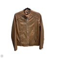 Jacket Moto By Apt 9 In Brown, Size: S