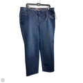 Jeans Straight By Gloria Vanderbilt In Blue Denim, Size: 18