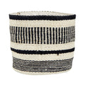 8x8 Jute Bag - Black And Ivory - Taryn x Philip Boutique