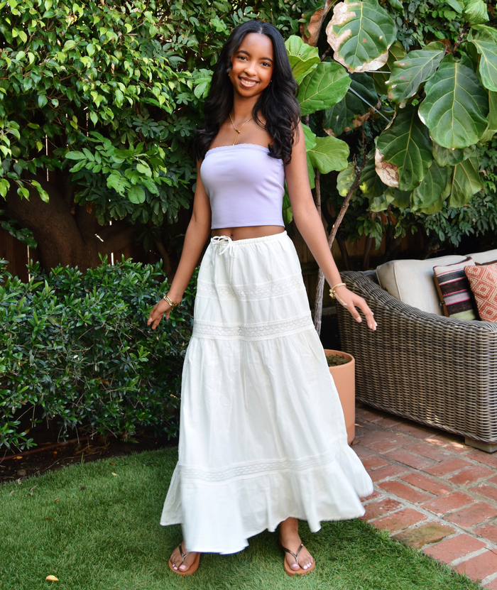 Katie J NYC Girls Sofie Maxi Skirt Girls Casual Bottoms Katie J NYC