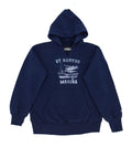 Katie J NYC Girls St. Barths Marina Hoodie Distressed/seasonal girls Katie J NYC Navy Y/S (7/8)