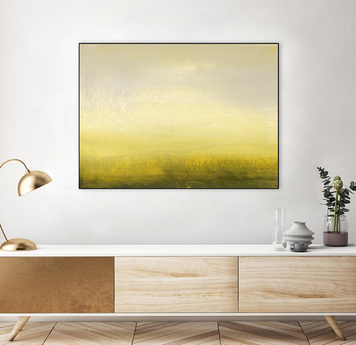 Low Country II by Sharon Gordon on GIANT ART - brown sea scene