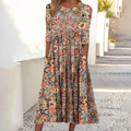 Mirevna - Floral Flowing Maxi Dress