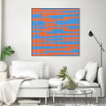Modern Circuit VI by Charles McMullen on GIANT ART - blue abstract