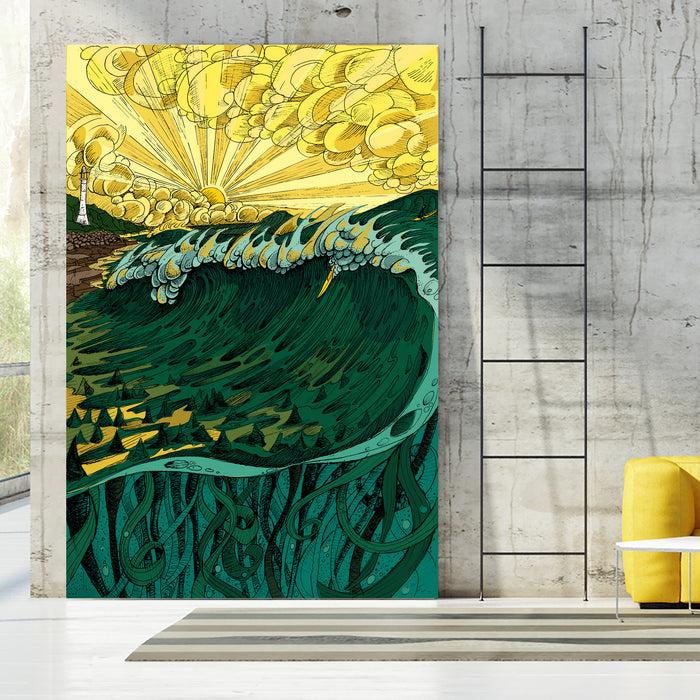 Morning of the Outerkom by Alistair Gaylard on GIANT ART - white digital drawing