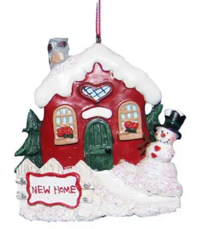 New Home Ornaments For Personalization, 2 Assorted