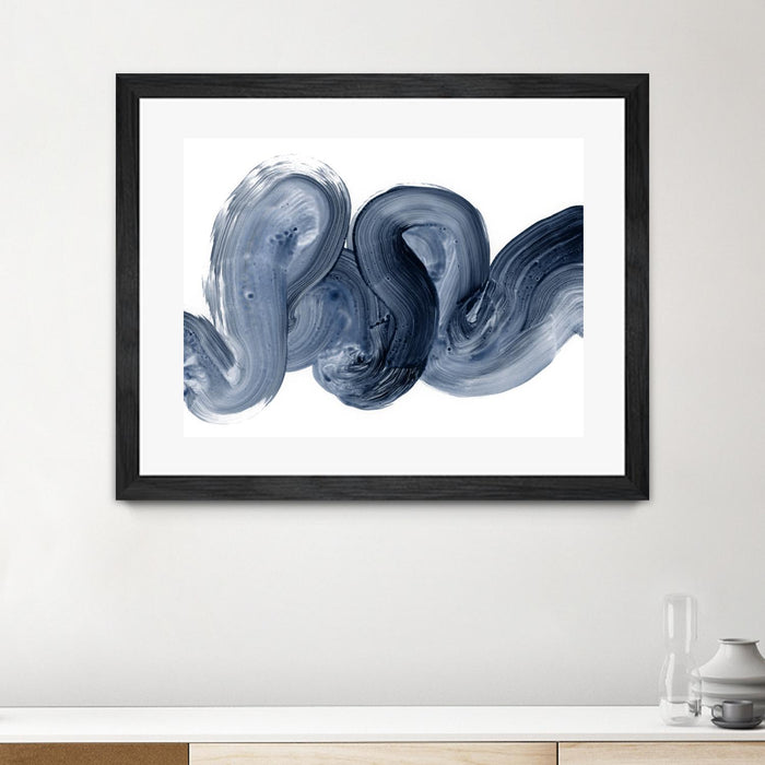 Offshore I by Victoria Barnes on GIANT ART - blue  abstract abstract