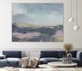 Pretty Horizon I by Jennifer Goldberger on GIANT ART - pink sea scene
