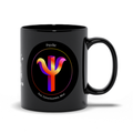 Psyche Black Mug