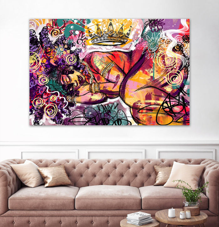 Radiance by Justin Copeland on GIANT ART - multicolor ethnic; figurative; contemporary